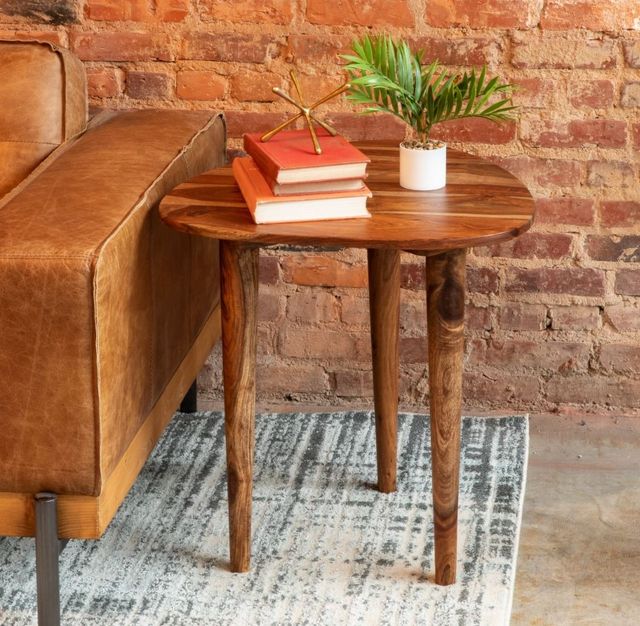 Home Trends & Design Salem Natural Side Table-3