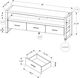 Monarch Specialties Inc. Brown Reclaimed Wood 60" TV Stand-3