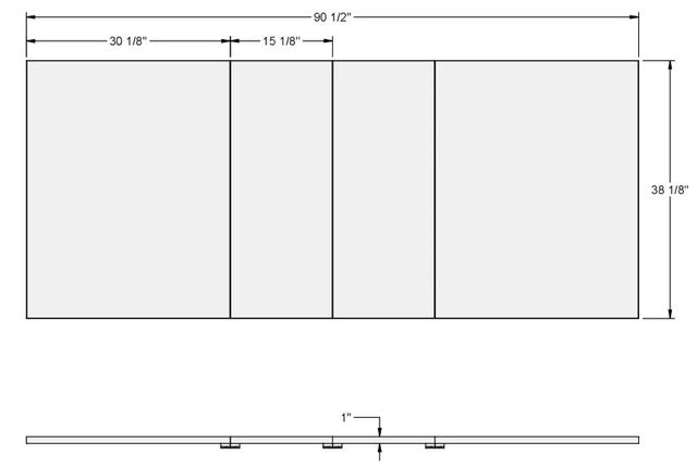 Amisco Customizable Nexus Extendable Dining Table-3