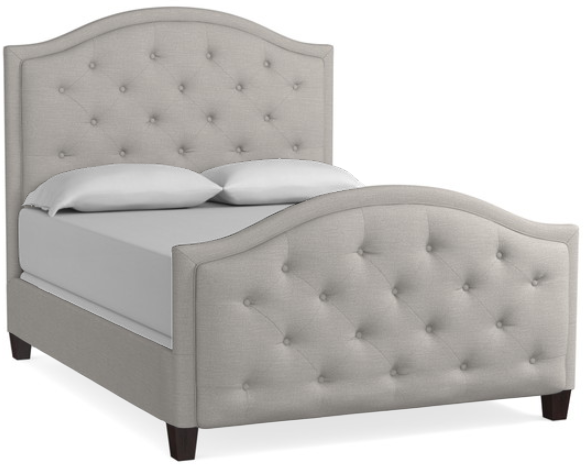 Bassett® Furniture Custom Upholstered Beds Vienna Arched Bed-0