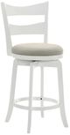 Armen Living Blair 3-Piece Fog/White Barstool Set-0