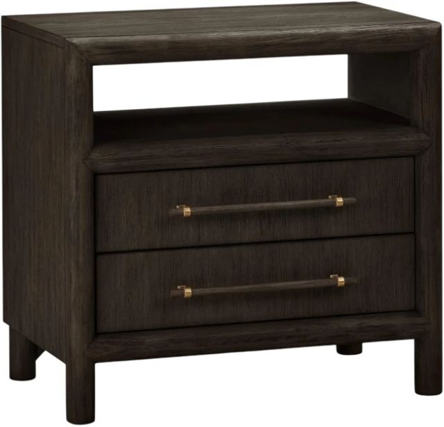 Modus Furniture Dorsey Basalt Gray 2-Drawer Nightstand-0