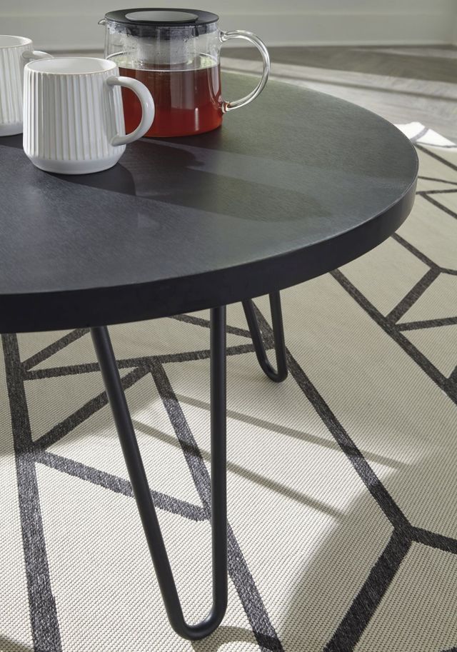 Signature Design by Ashley® Blitzyn 3-Piece Black Occasional Table Set-1