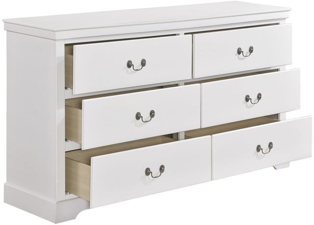 Mazin Furniture Seabright White Dresser-2