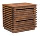 Zuo® Modern Linea Walnut End Table-0