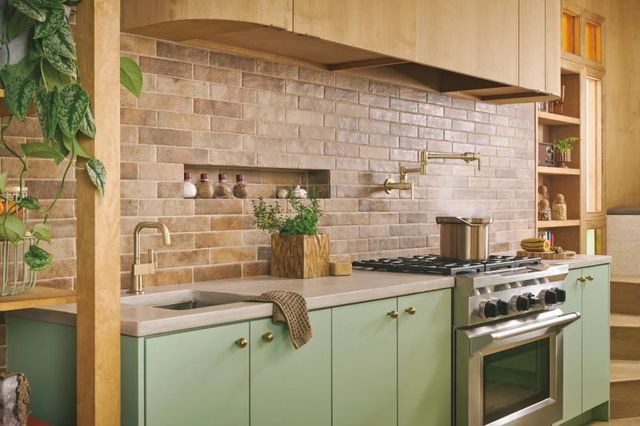 Brizo Frank Lloyd Wright® Brilliance® Luxe Gold® Wall Mount Pot Filler-2