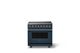Viking® 5 Series 36" Squall Pro Style Induction Range with Brushed Brass Trim-0