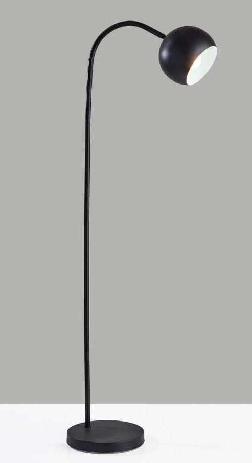 Adesso® Emerson Black Floor Lamp-4