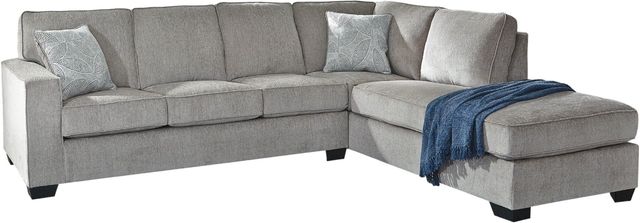 Signature Design by Ashley® Altari 2-Piece Alloy Sleeper Sectional with Ottoman-2