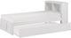 Homelegance® Galen White Youth Twin Platform Bookcase Bed with Twin Trundle-3