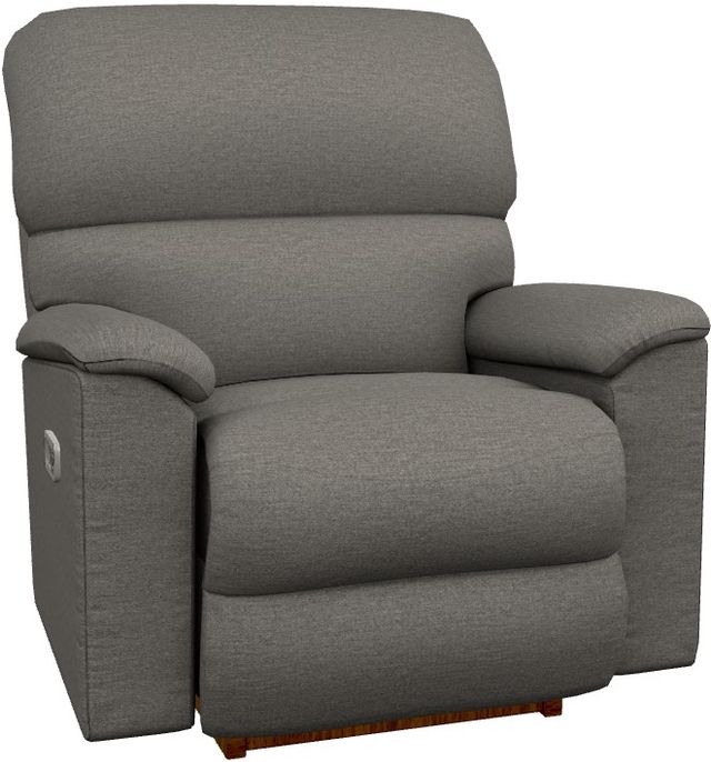 La-Z-Boy® Brooks Charcoal Power Rocking Recliner with Headrest-0