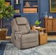 Flexsteel® Zecliner® Model 3+ Petite Dark Umber Power Lift Recliner with Power Headrest, Lumbar, Heat and Massage-2