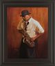 Classy Living Sax Player Wall Art-0
