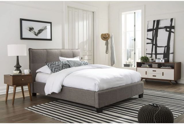 Modus Furniture Geneva Adona Dolphin Queen Upholstered Footboard Storage Bed-1
