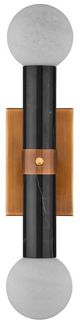 Currey & Company Beatrix Black Bath Wall Sconce-4