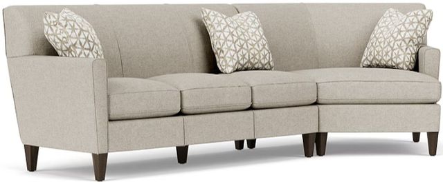 Flexsteel® Digby White Shell Sectional-0