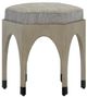 Currey & Company Dyer Oyster Gray Denim Ottoman-0