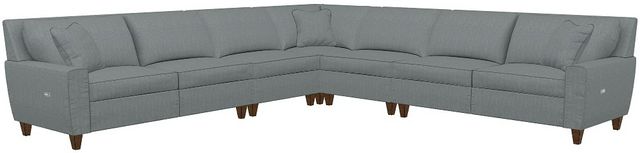 La-Z-Boy® Edie Duo® 5-Piece Stonewash Power Reclining Sectional