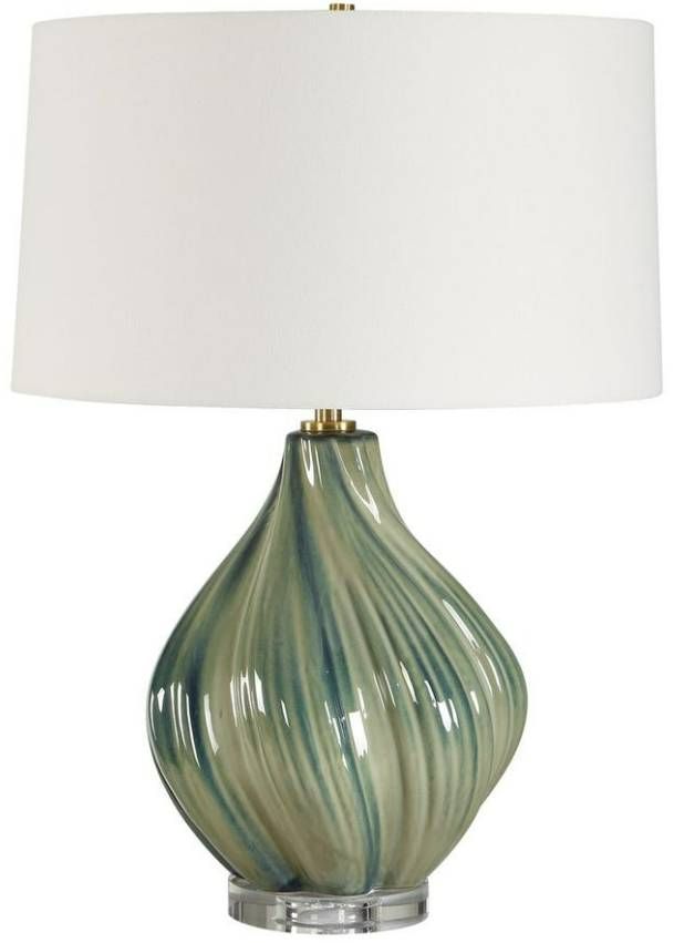 Uttermost® Tausha Blue/Muted Green Table Lamp-0