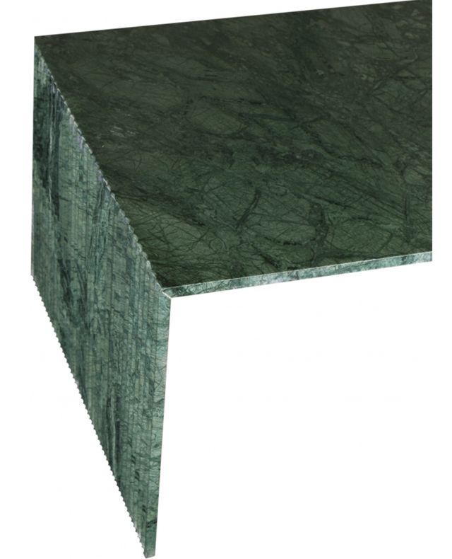 Meridian Furniture Lucca Green Marble Coffee Table-3