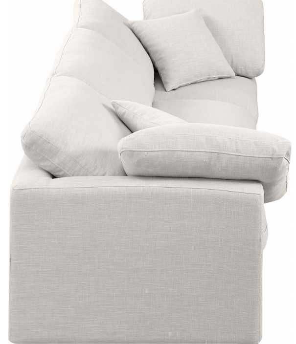 Meridian Furniture Indulge 3-Piece Cream Modular Sectional Sofa-2