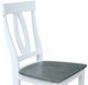 John Thomas Furniture® Cosmopolitan Verona Heather Gray/White Side Chair-1