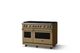 Viking® 5 Series 48" Golden Hour Pro Style Gas (LP) Range with Brushed Brass Trim-2