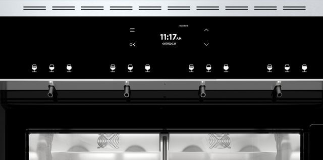 Dacor® 24" Silver/Graphite Stainless Built-In Wine Dispenser-2