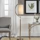 Uttermost® Balaour Antique Brass Floor Lamp-1