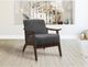 Homelegance® Carlson Dark Gray/Dark Walnut Accent Chair-3