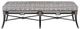 Currey & Company Scarlett Black Tuxedo Bench-0