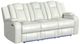 Elements International Carlo Pebble Oyster Power Reclining Sofa with Power Headrest-0