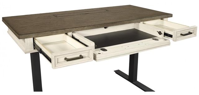 aspenhome® Caraway Aged Ivory 60" Lift Desk-1
