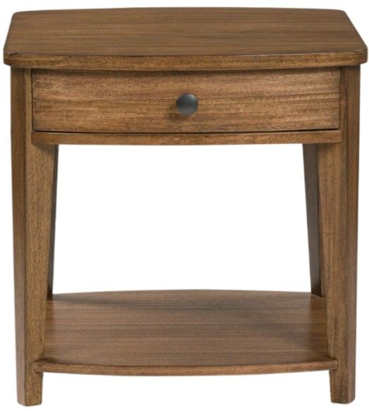 Signature Design by Ashley® Burkbyer Brown Rectangular End Table-2