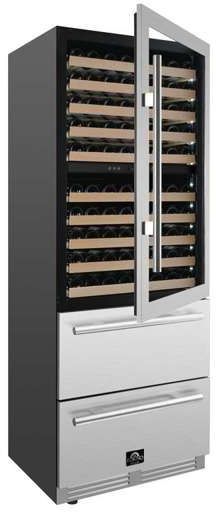 FORNO® Celano Alta Qualita 21.3 Cu. Ft. Stainless Steel Wine Column-3