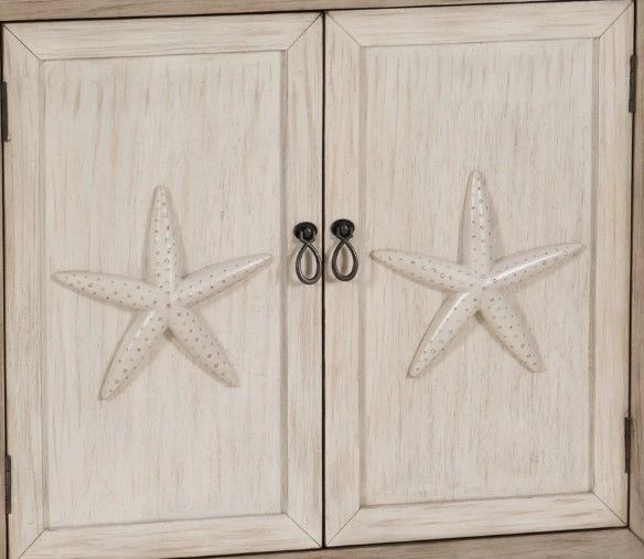 Powell® Solomon Gray 2-Door Cabinet-1