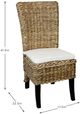 Harp & Finial® Raegan Black/Natural Dining Chair -2