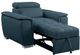 Mazin Furniture Ferriday Blue Chair With Adjustable Headrest And Pull-Out Ottoman-3