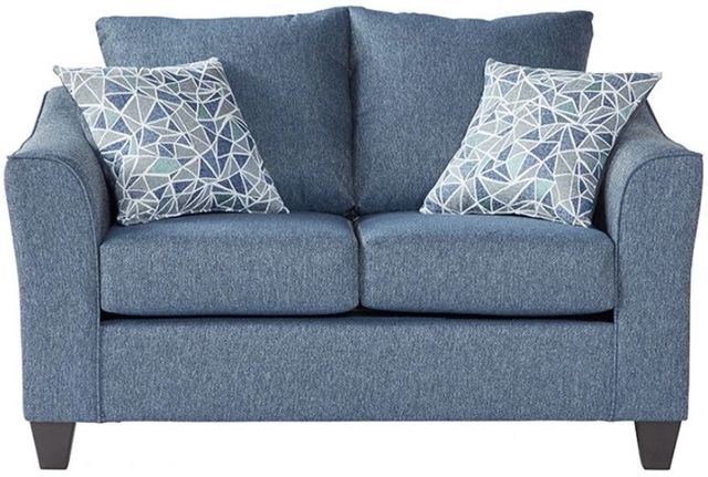 Hughes Furniture® 1250 Becker Cobalt New Loveseat-0