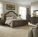 Liberty Furniture Paradise Valley 5-Piece Flax Tweed/Saddle Brown Queen Upholstered Panel Bedroom Set-1