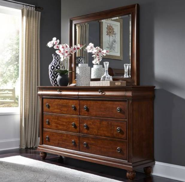 Liberty Furniture Rustic Traditions Dresser & Mirror - Thumbnail 4