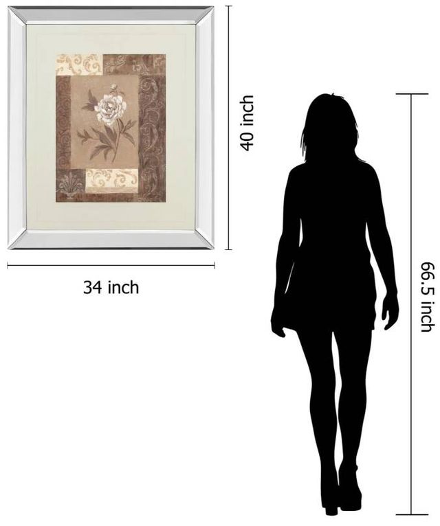 Classy Art Single Peony by Vivian Flasch Wall Art-2