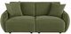 Coaster® Elysia 2-Piece Green Upholstered Modular Lounge Loveseat-2