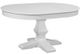 American Woodcrafters 6510 Cottage Traditions 5-Piece Clean White Pedestal Dining Table Set-3