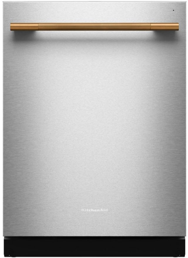 KitchenAid® 24" PrintShield™ Stainless Steel 360° Max Jets™ Third Rack Top Control Built-In Dishwasher with Advanced ProDry™ System and Ultra-bright LED Lighting-1