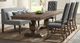 Elements International Gramercy 6-Piece Chocolate/Weathered Brown Curved Leg Dining Set-5