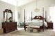 American Drew® Cherry Grove Pediment Brown California King Poster Bed-1