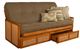 Kodiak Furniture Westport Linen Stone/Honey Full Storage Futon with Mattress-0