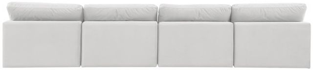 Meridian Furniture Comfy 4-Piece Cream 156" Modular Sofa-3