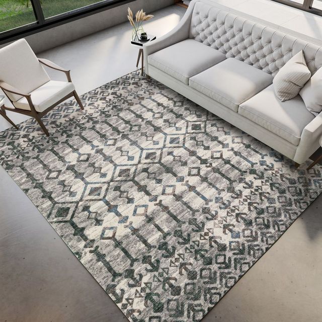 Dalyn™ Rug Company Brisbane BR8 Silver 5'x8' Area Rug-3